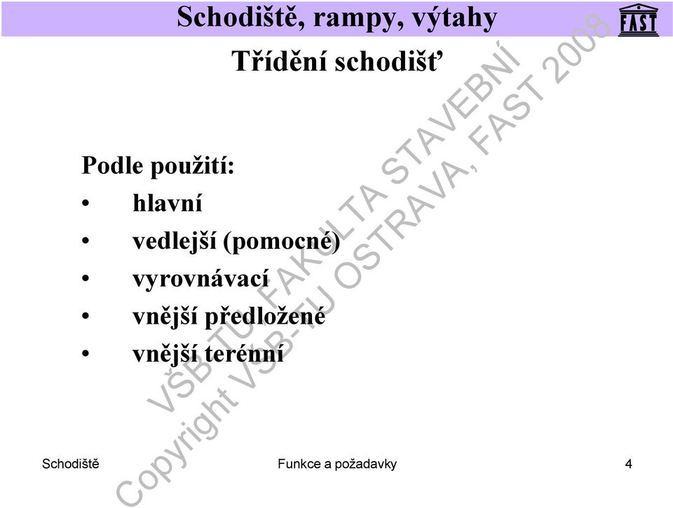 vyrovnávací vnější předložené vnější