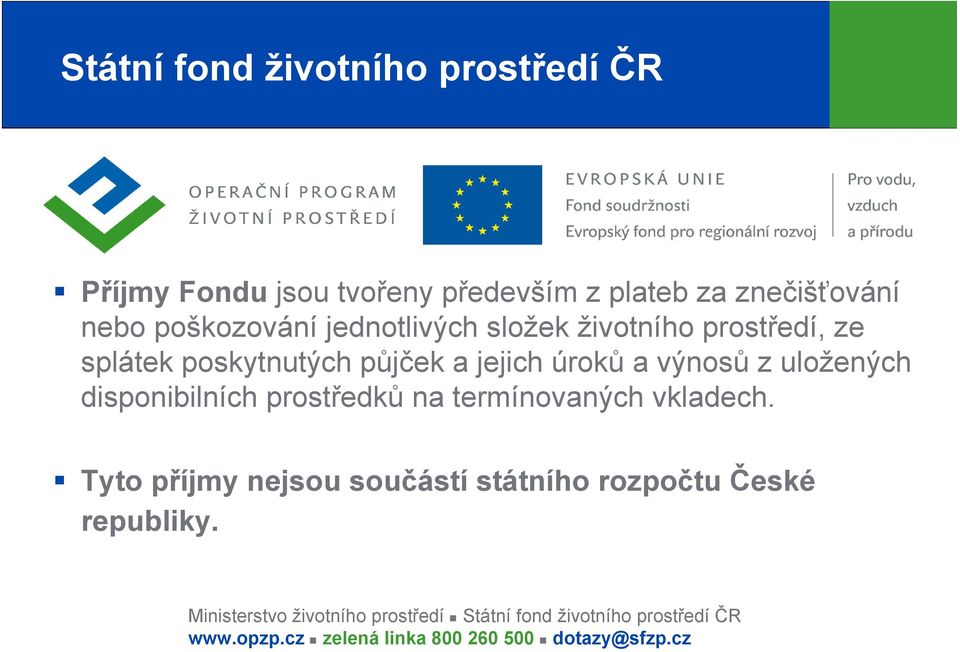 disponibilních prostředků na termínovaných vkladech.