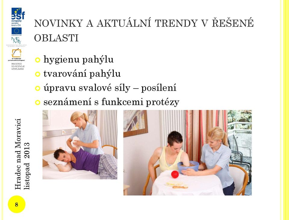 tvarování pahýlu úpravu svalové