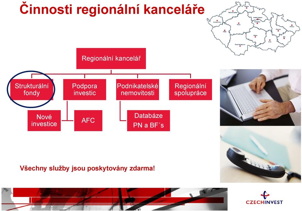 nemovitosti Regionální spolupráce Nové investice AFC