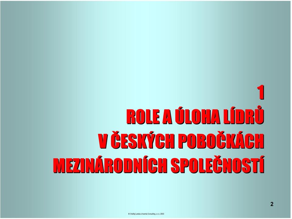 POBOČKÁCH