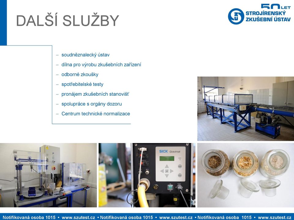 spotřebitelské testy pronájem zkušebních