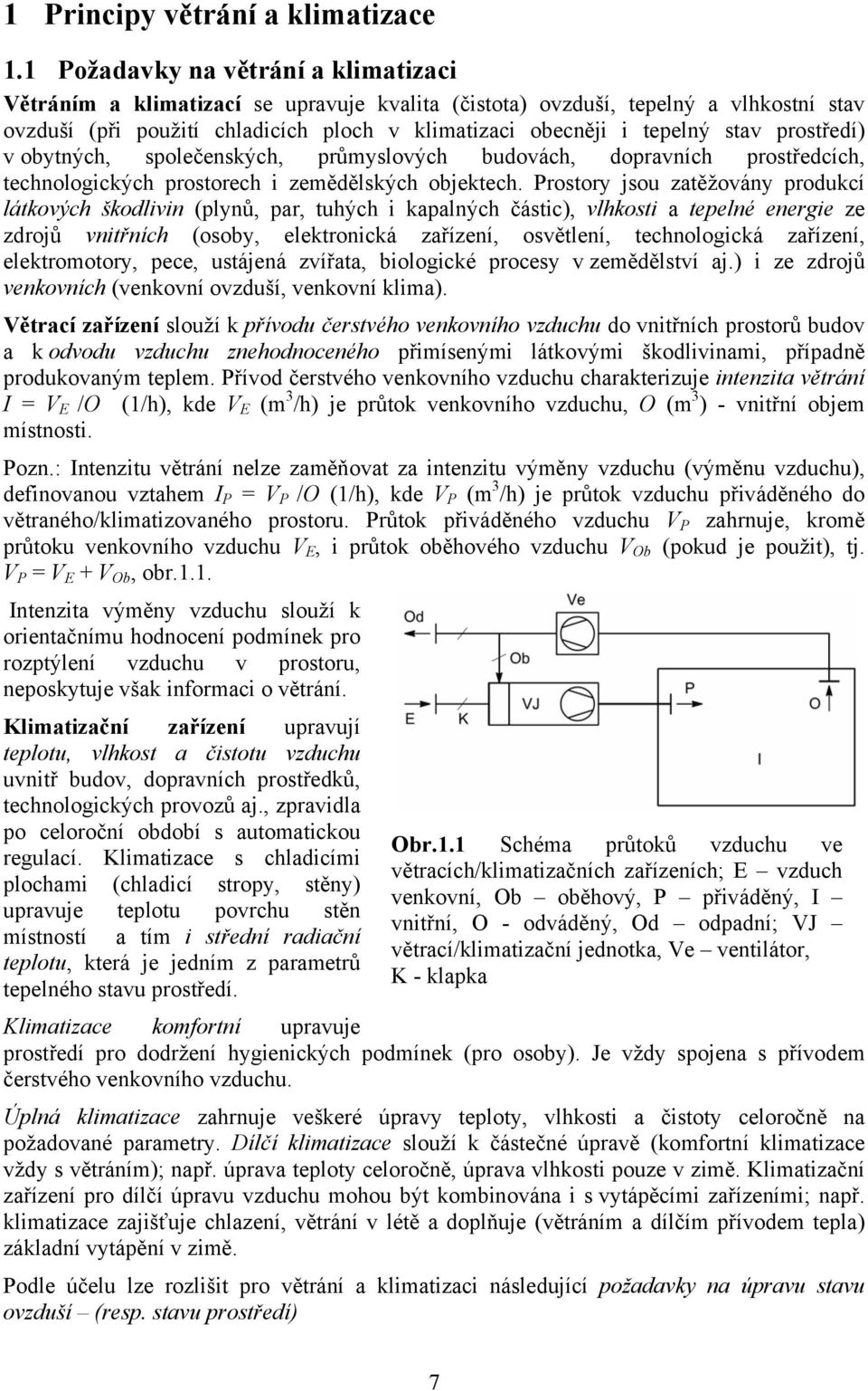 prostředí) v obytných, společenských, průmyslových budovách, dopravních prostředcích, technologických prostorech i zemědělských objektech.