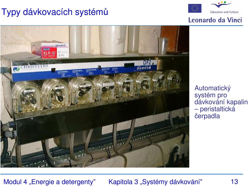 peristaltická čerpadla Modul 4