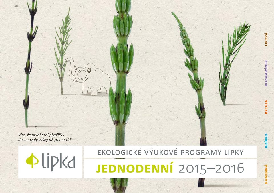 ekologické výukové programy lipky