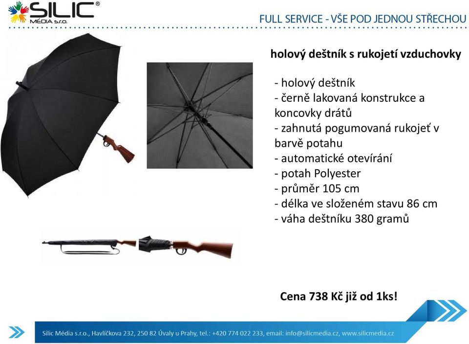 potahu - automatické otevírání - potah Polyester - průměr 105 cm -