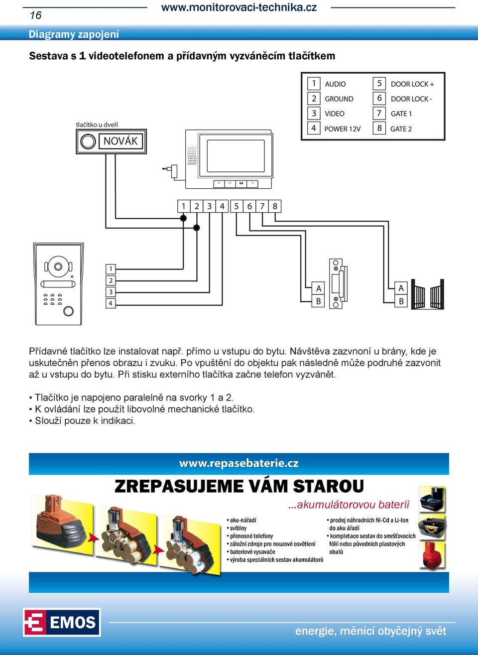 Po vpuštění do objektu pak následně může podruhé zazvonit až u vstupu do bytu.