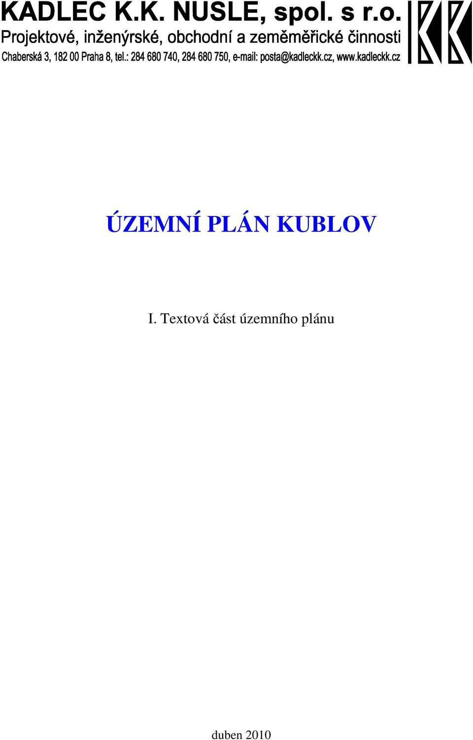 Textová část