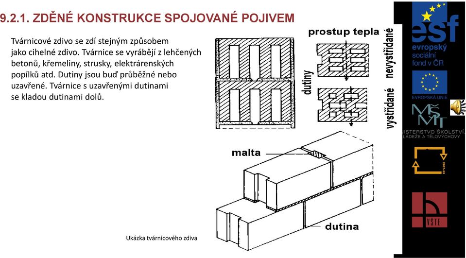 jako cihelné zdivo.