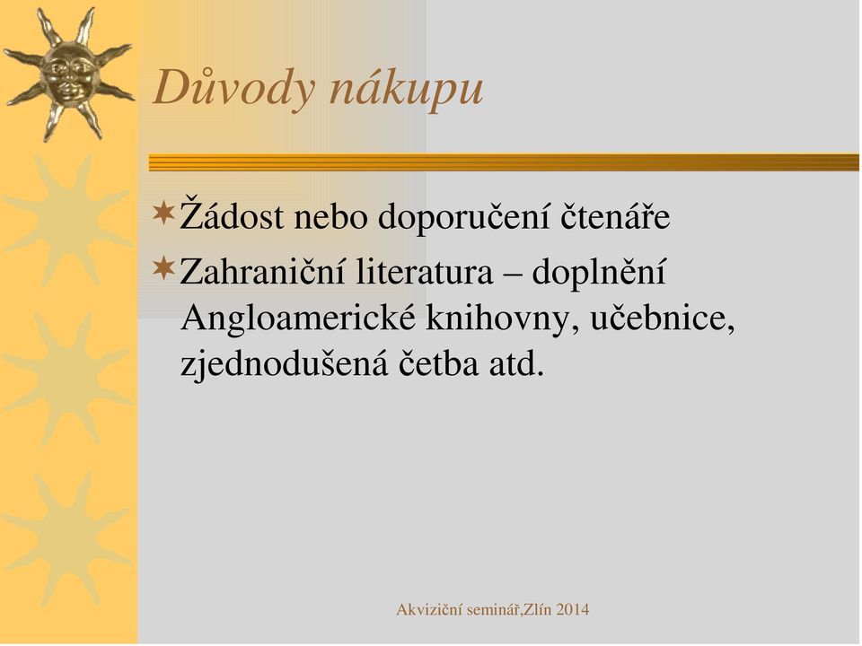 literatura doplnění Angloamerické