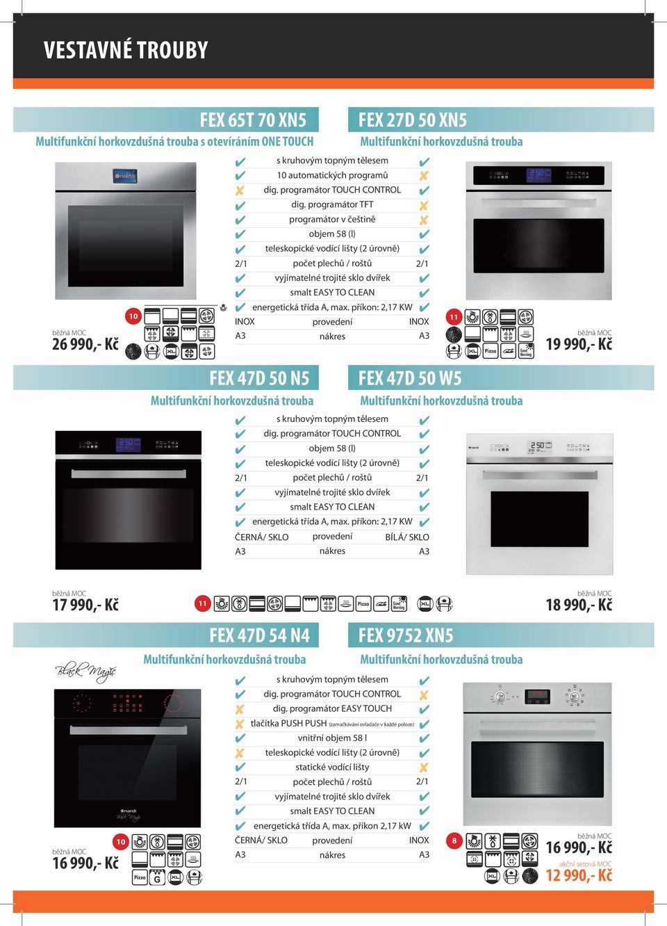 příkon: 2,7 KW FEX 47D 50 N5 2/ s kruhovým topným tělesem dig.