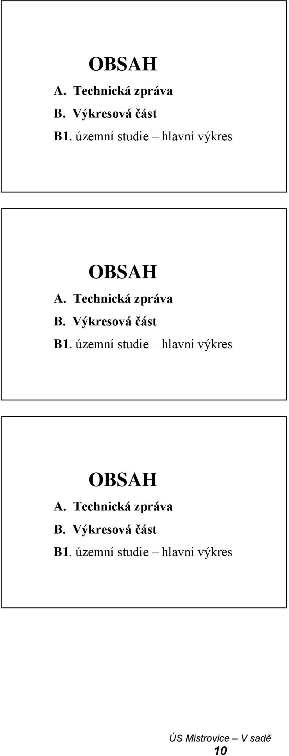 územní studie hlavní výkres 10