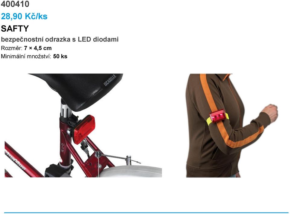 LED diodami Rozměr: 7 4,5