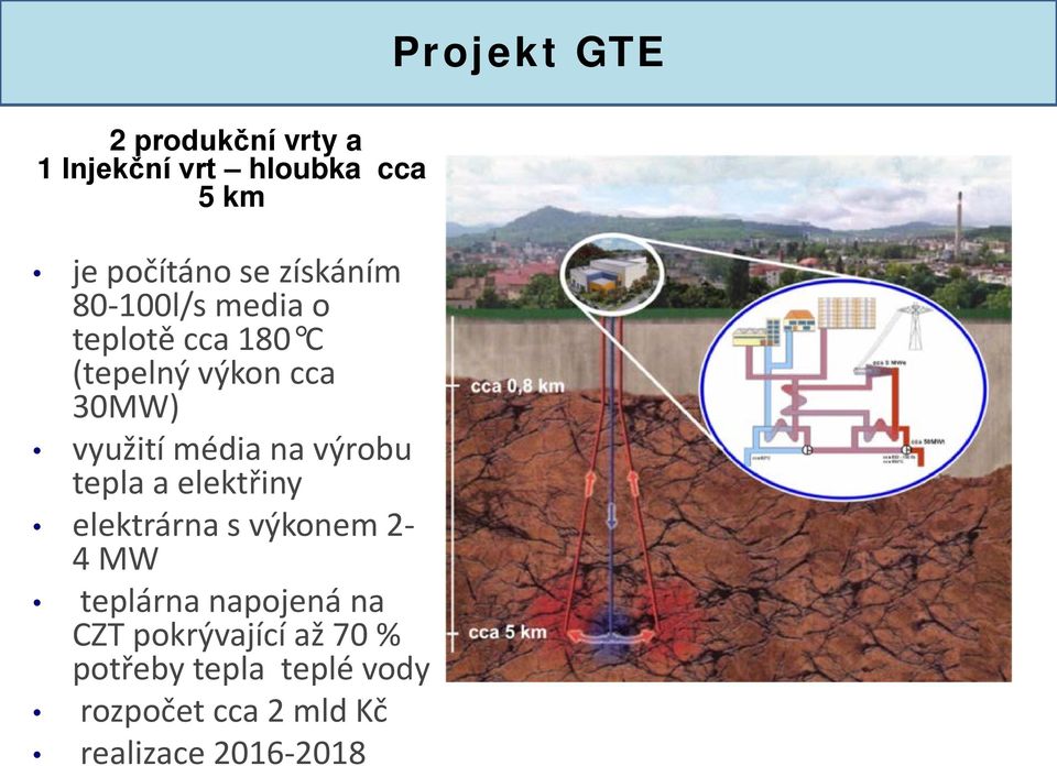 výrobu tepla a elektřiny elektrárna s výkonem 2-4 MW teplárna napojená na CZT