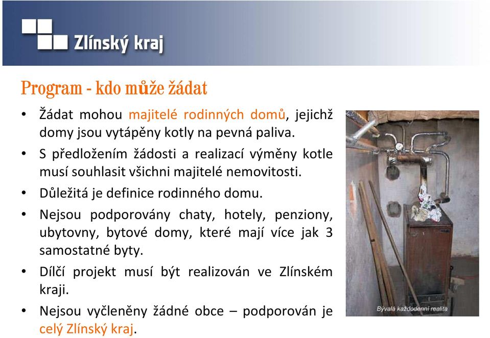 Důležitá je definice rodinného domu.
