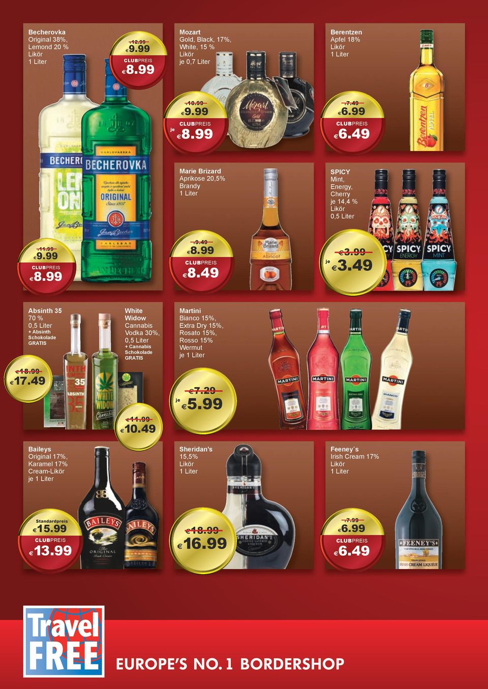 49 Absinth 35 70 % 0,5 Liter + Absinth Schokolade GRATIS White Widow Cannabis Vodka 30%, 0,5 Liter + Cannabis Schokolade GRATIS Martini Bianco 15%,