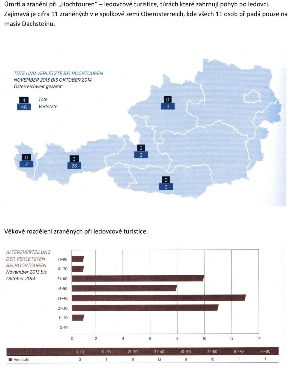 Zajímavá je cifra 11 zraněných v e spolkové zemi Oberösterreich,