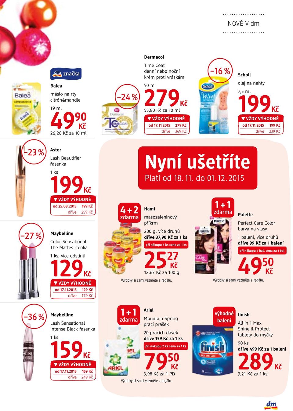 2015 199 dříve 259 Maybelline Color Sensational The Mattes rtěnka, více odstínů 129