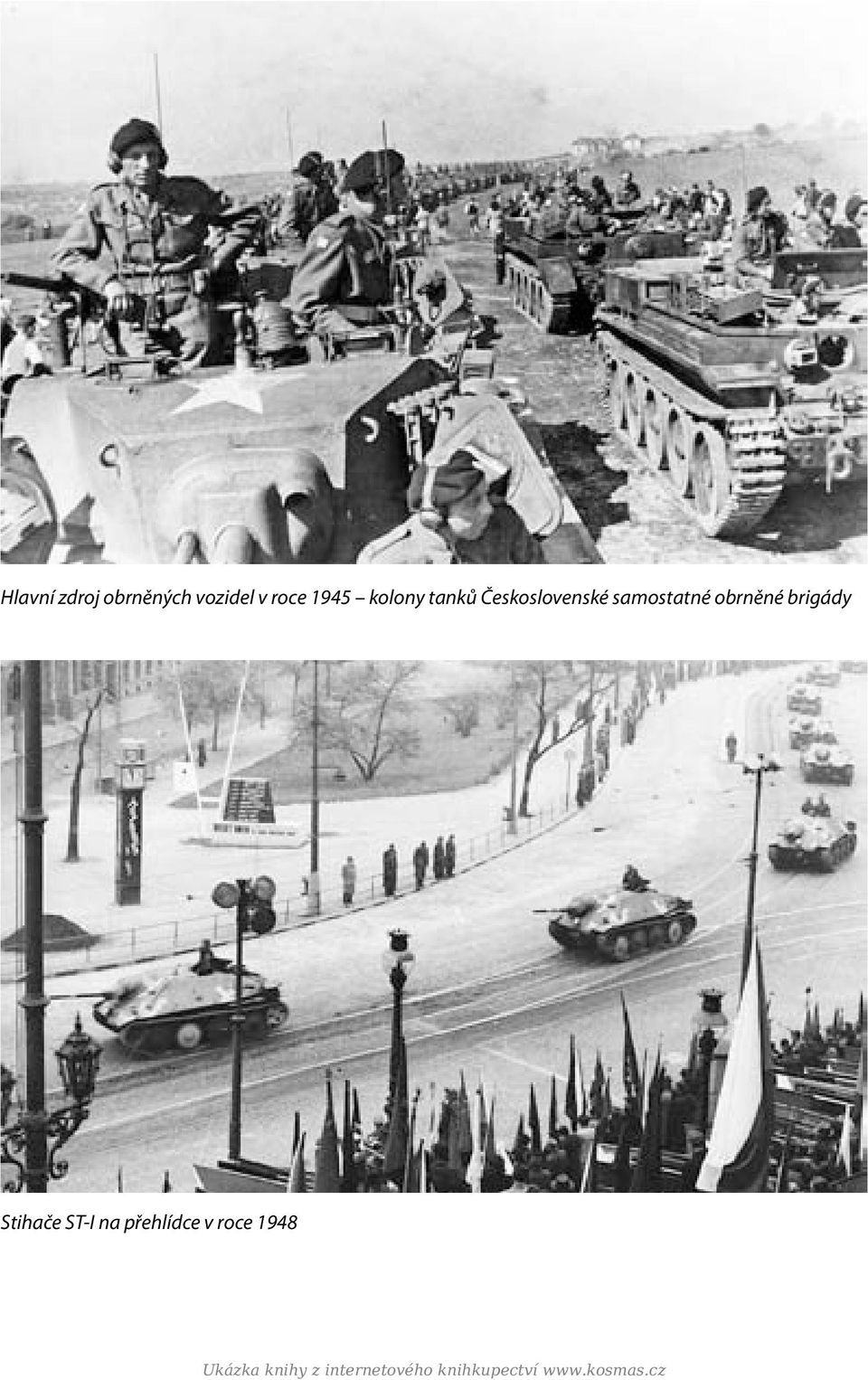brigády Stihače ST-I na přehlídce v roce 1948