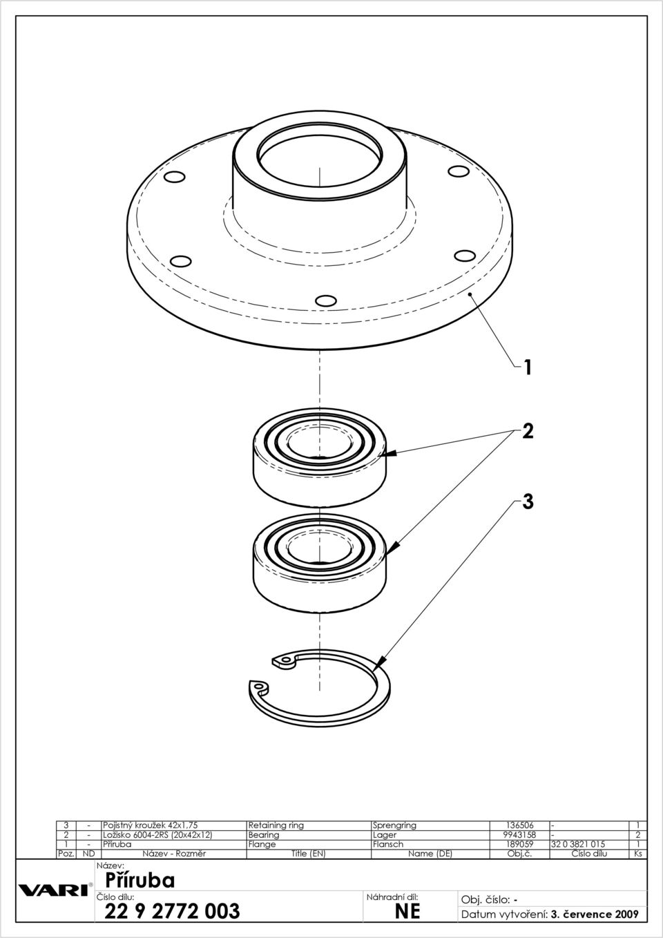 Příruba Flange Flansch 80 0 8 0 R Příruba 00