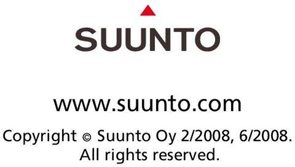 Suunto Oy 2/2008,