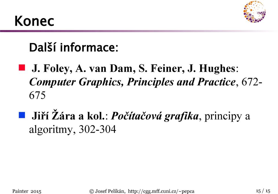 Hughes: Computer Graphics, Principles and