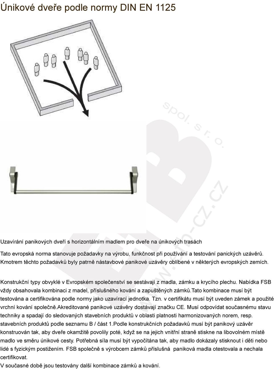 Pojmy, rozměry, požadavky, zkušební metody pro panikové a požární dveřní  kliky - PDF Stažení zdarma