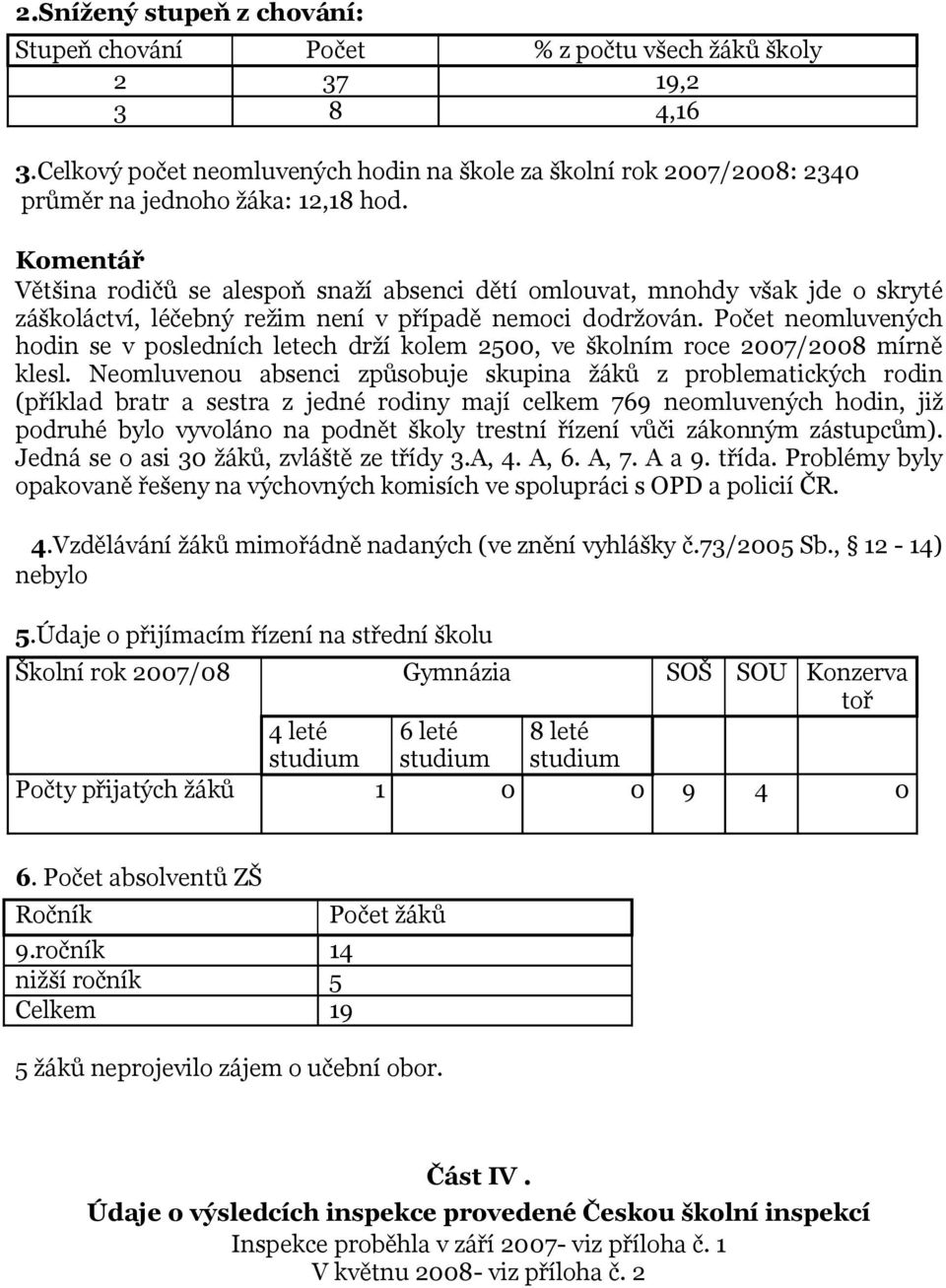 Komentář Většina rodičů se alespoň snaží absenci dětí omlouvat, mnohdy však jde o skryté záškoláctví, léčebný režim není v případě nemoci dodržován.