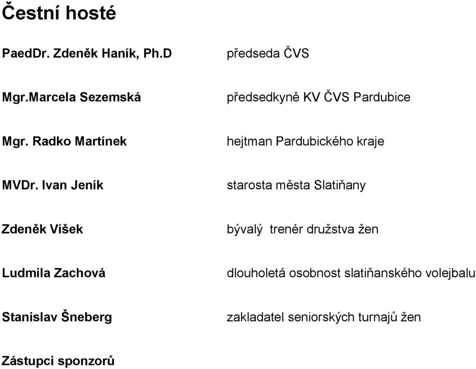 Radko Martínek hejtman Pardubického kraje MVDr.