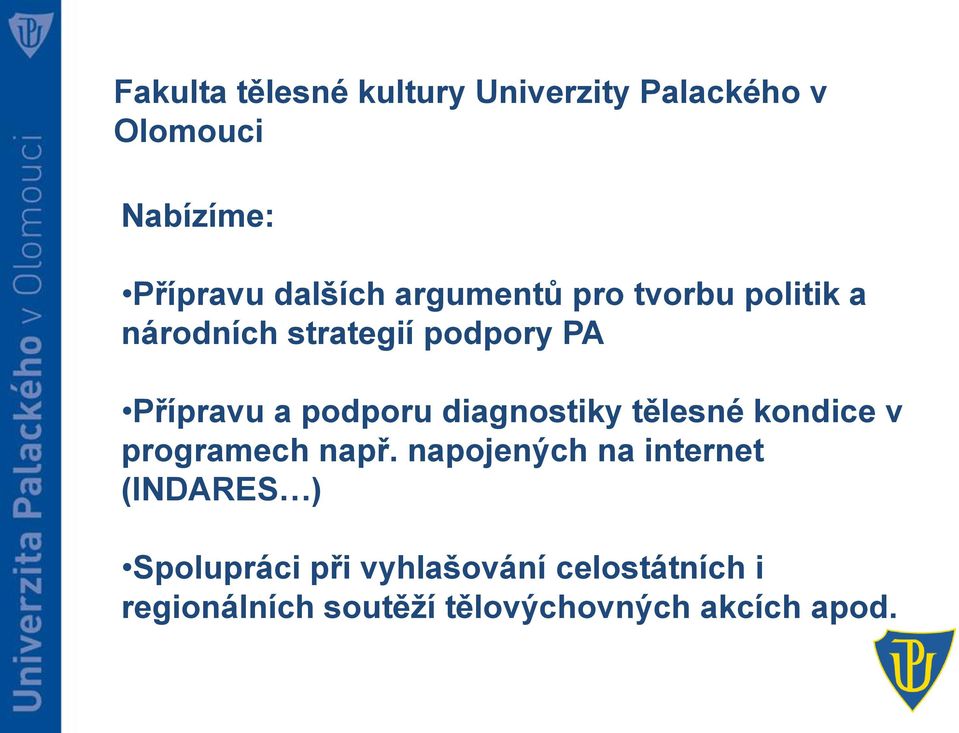 programech např.
