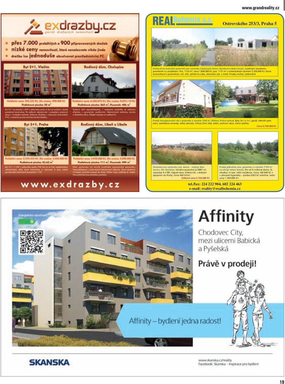 Prodej dvougenerační vily s pozemky o výměře 1344 m 2, Měšice, Praha-východ. Byty 3+1 a 1+1, garáž, několik park. stání, zastřešená veranda, velká zahrada.