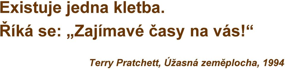 na vás!