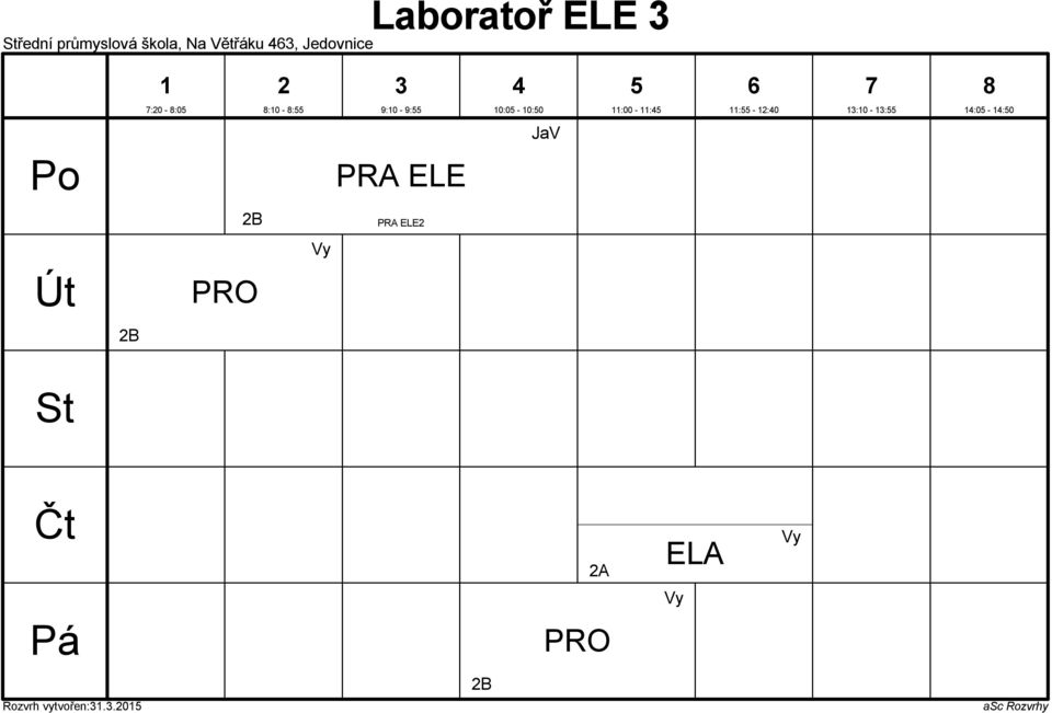 ELE :0 - :0 :0 - : JaV PRA