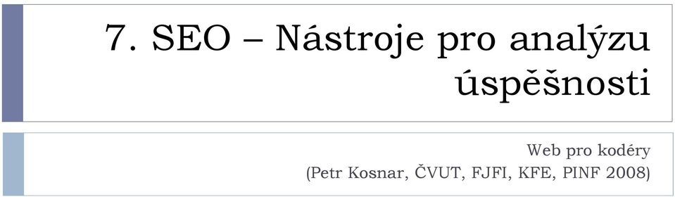 úspěšnosti Web pro