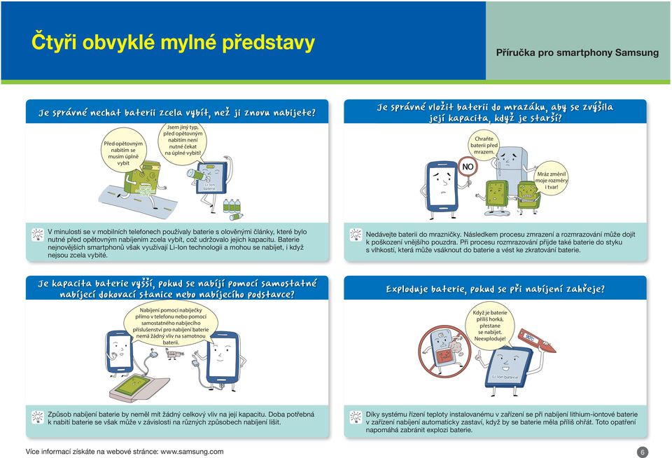 Chraňte baterii před mrazem. baterie s olověnými články Li-Ion baterie, Mráz změnil moje rozměry i tvar!