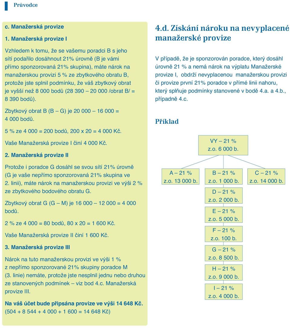 obratu B, protože jste splnil podm