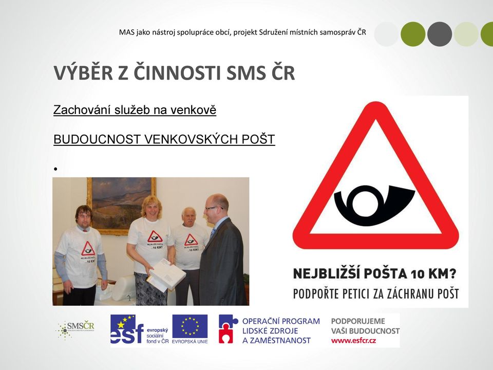 služeb na venkově