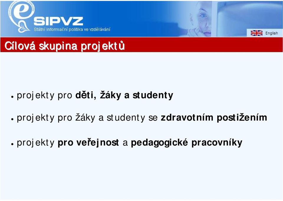 a studenty se zdravotním postižením