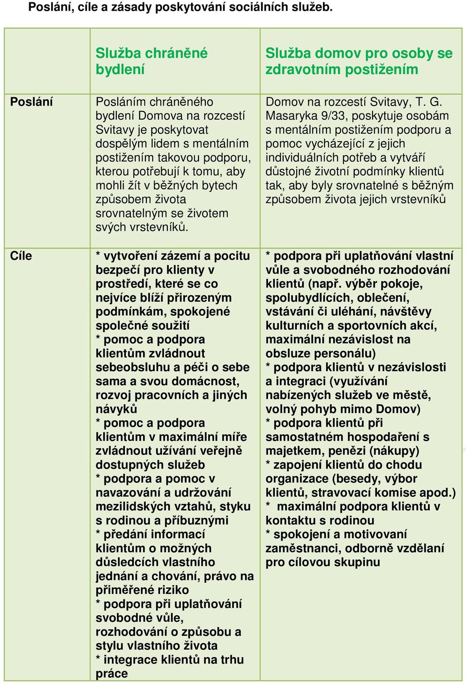 v běžných bytech způsobem života srovnatelným se životem svých vrstevníků.