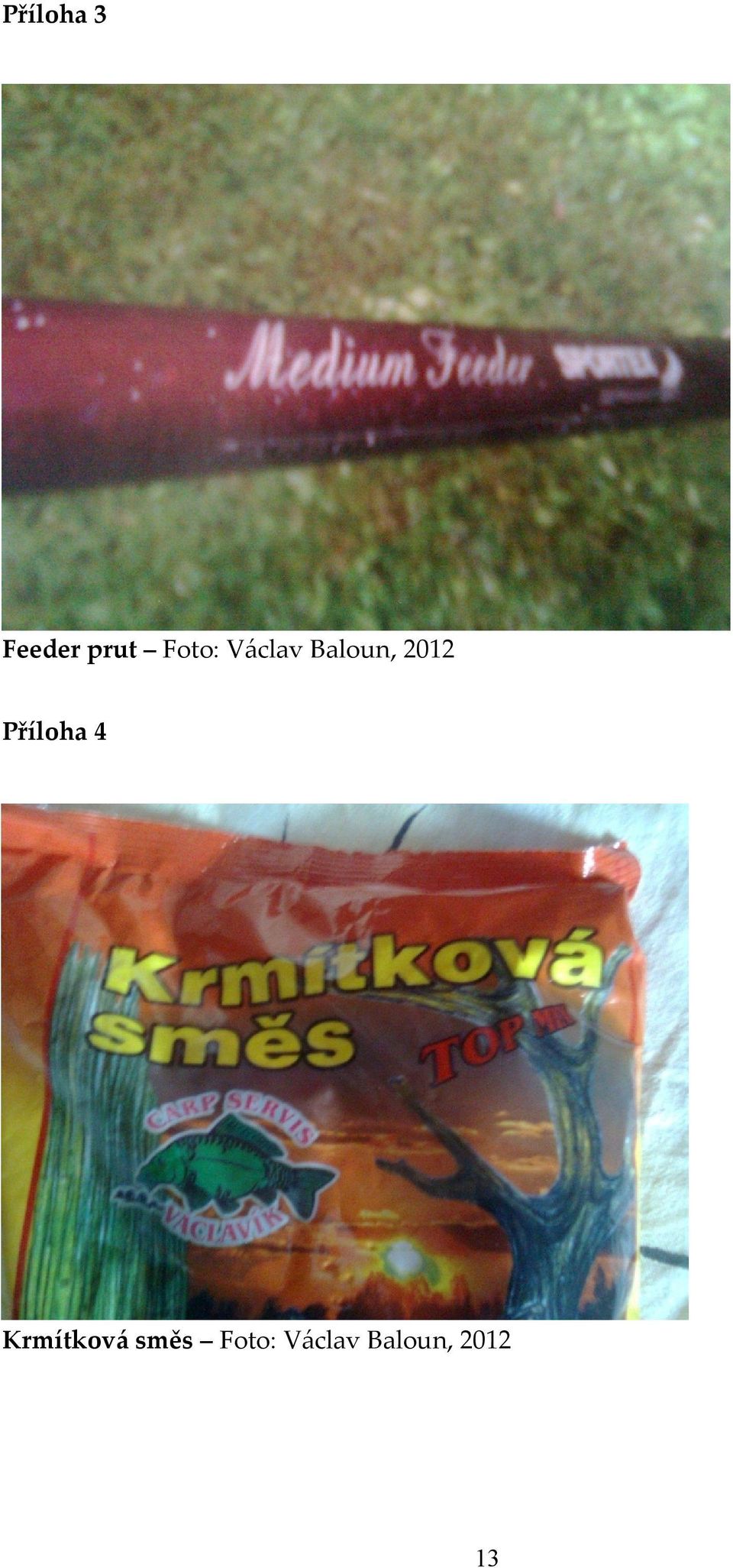 Příloha 4 Krmítková směs 