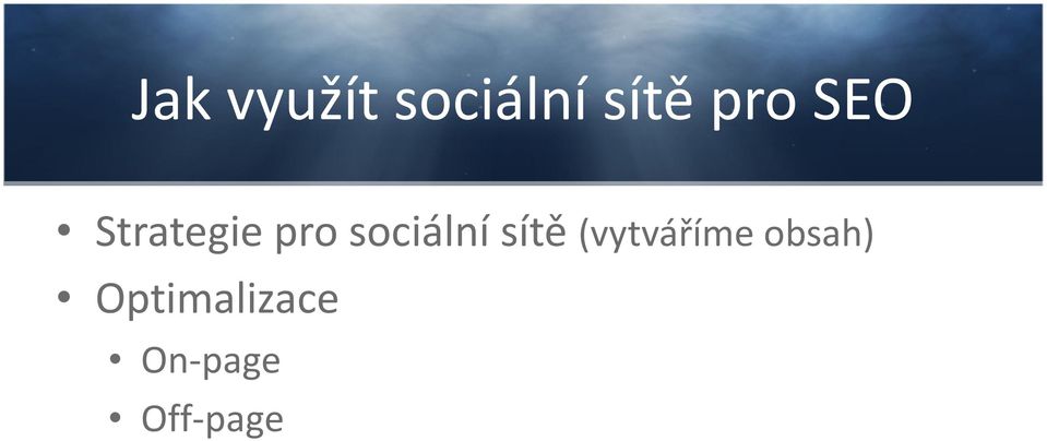 sociální sítě (vytváříme