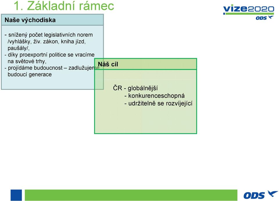 zákon, kniha jízd, paušály/, - díky proexportní politice se vracíme na