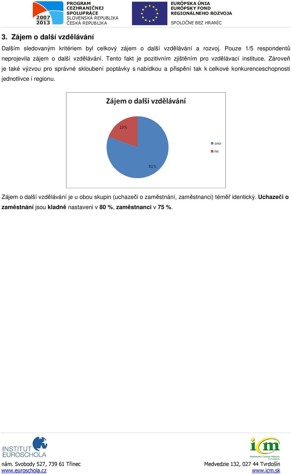 Zároveň je také výzvou pro správné skloubení poptávky s nabídkou a přispění tak k celkové konkurenceschopnosti jednotlivce i