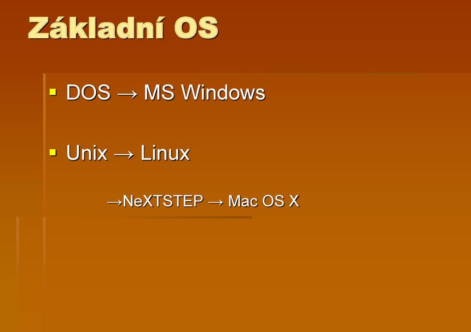 Windows Unix