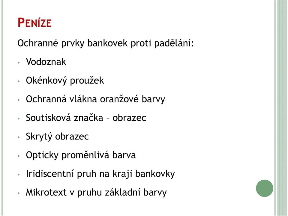 značka obrazec Skrytý obrazec Opticky proměnlivá barva