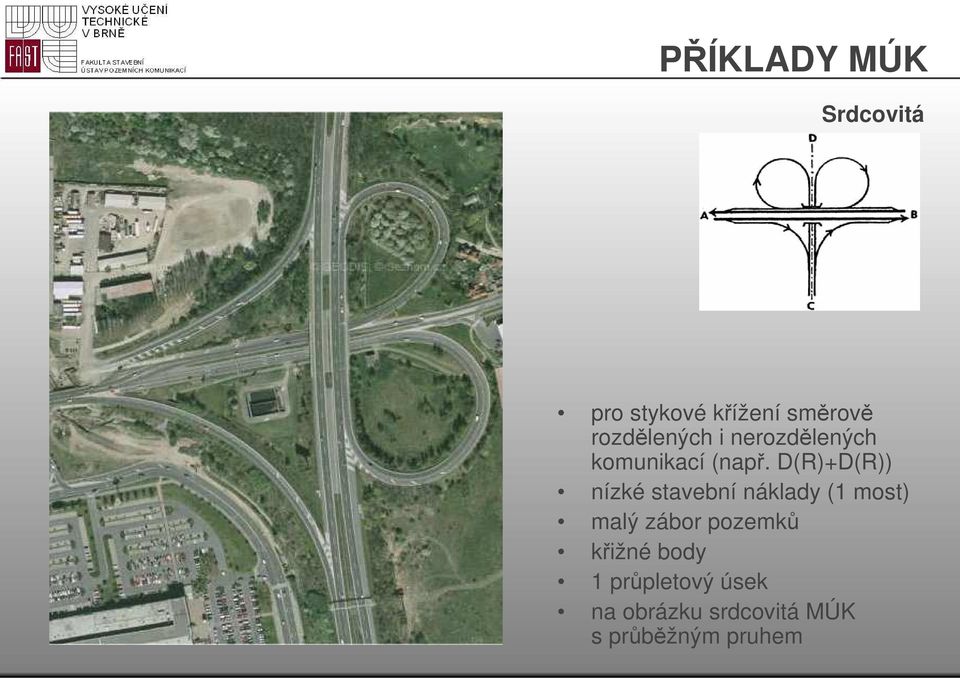 D(R)+D(R)) nízké stavební náklady (1 most) malý zábor