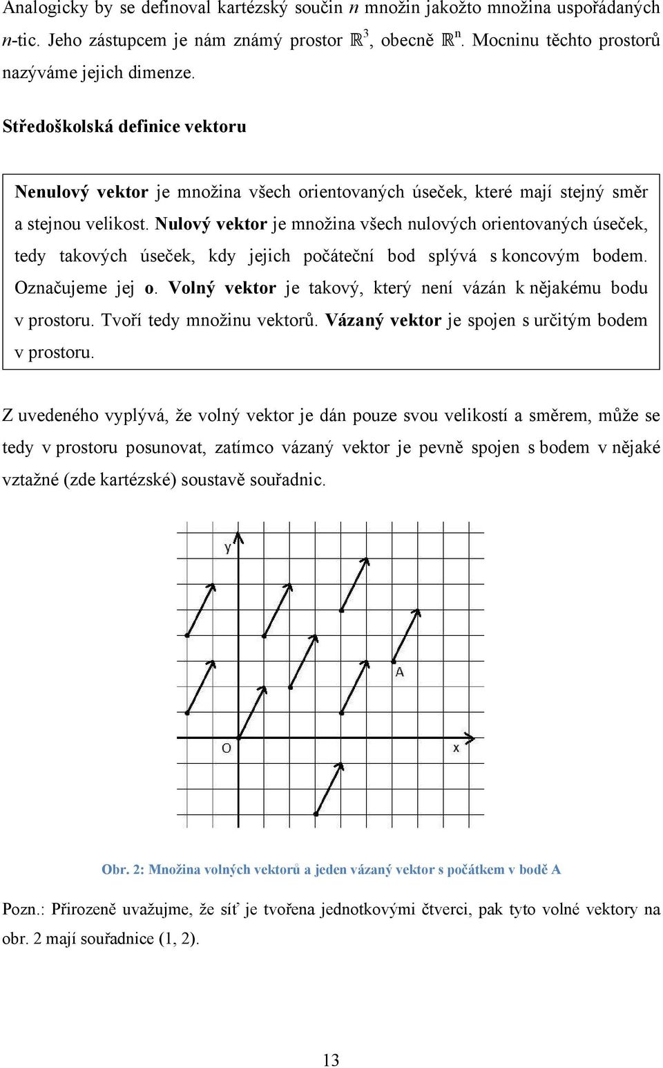 Nulový vektor je množina všech nulových orientovaných úseček, tedy takových úseček, kdy jejich počáteční bod splývá s koncovým bodem. Označujeme jej o.