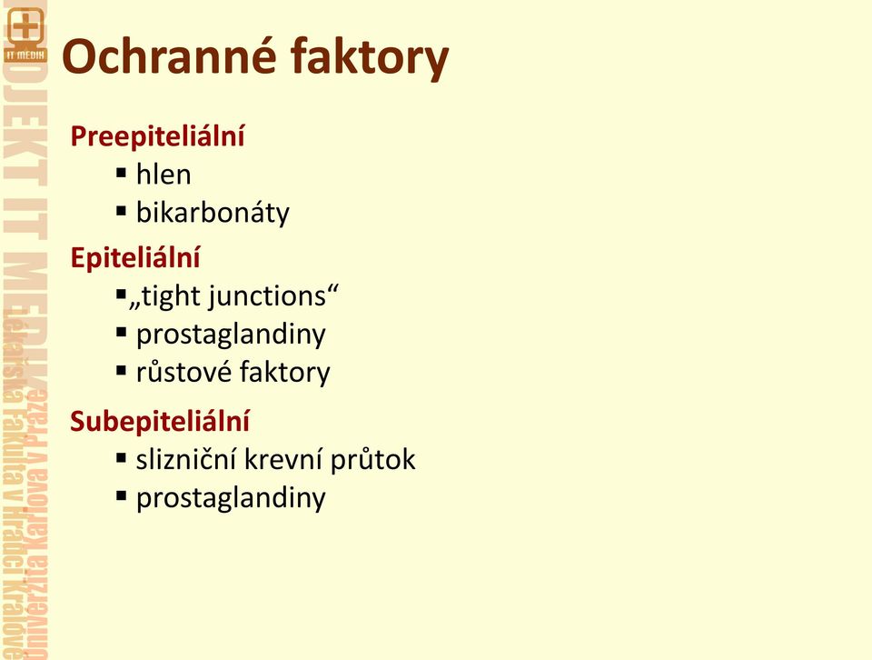 prostaglandiny růstové faktory