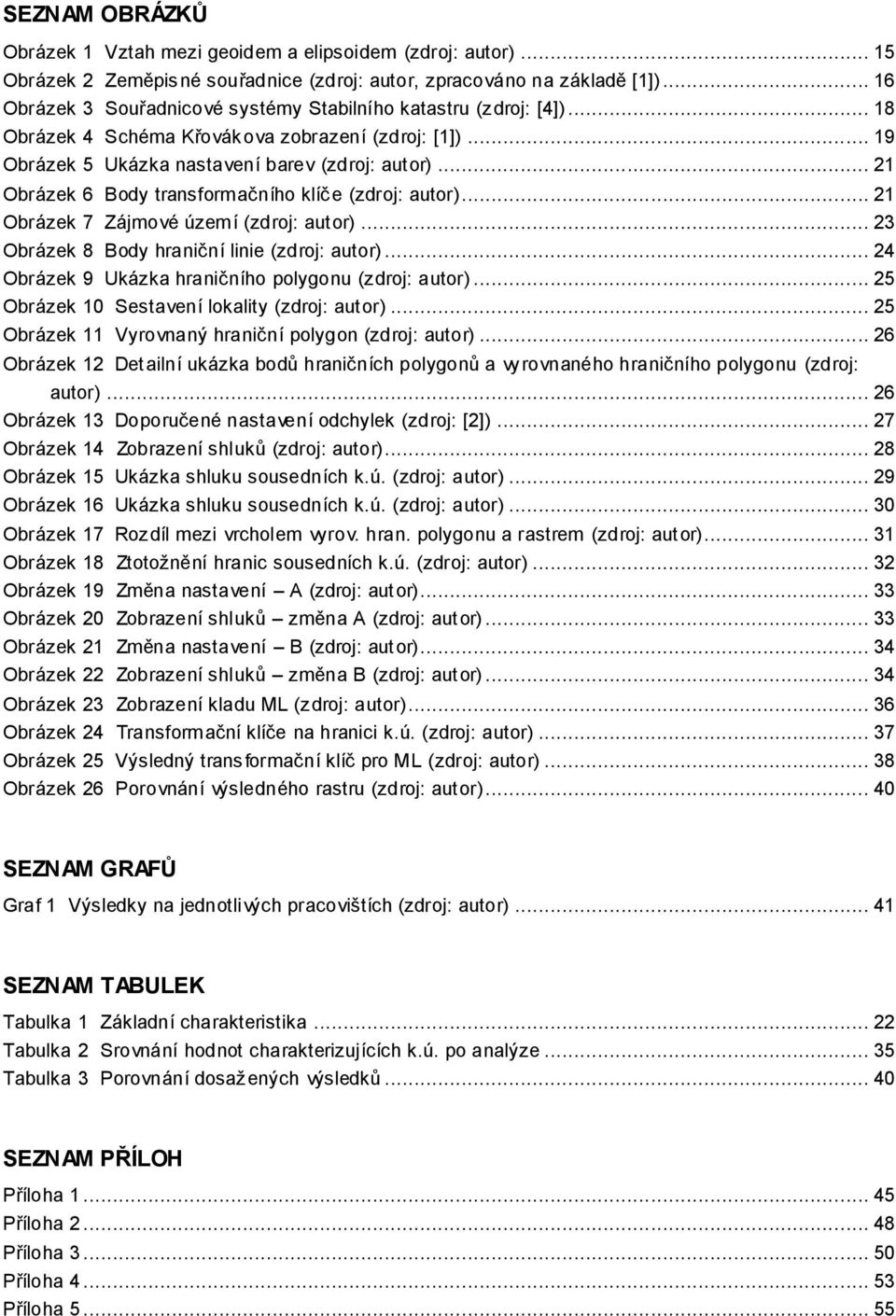 .. 21 Obrázek 6 Body transformačního klíče (zdroj: autor)... 21 Obrázek 7 Zájmové území (zdroj: autor)... 23 Obrázek 8 Body hraniční linie (zdroj: autor).