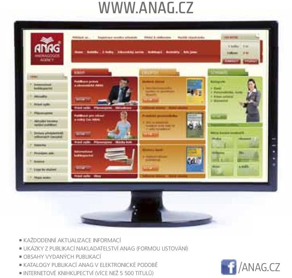 PUBLIKACÍ NAKLADATELSTVÍ ANAG (FORMOU LISTOVÁNÍ) OBSAHY